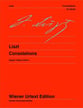 Consolations piano sheet music cover